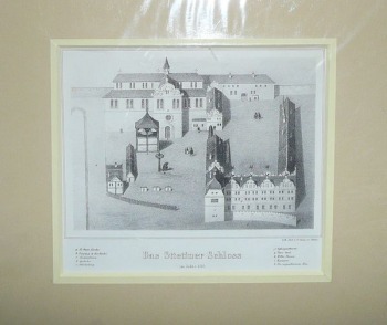 Szczecin - zamek w 1533 roku, Sanne, XIX w.